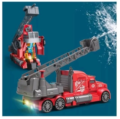 Deformation Fire truck