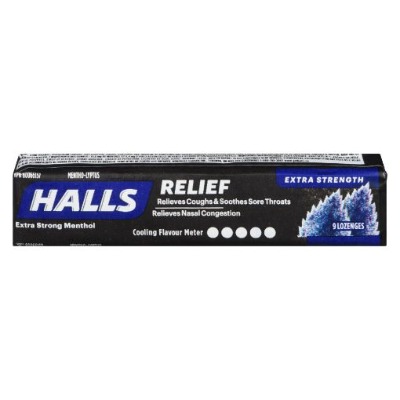 Halls Extra Strong 9s