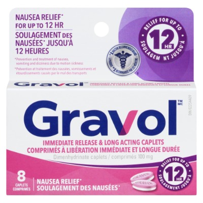 Gravol Long Acting tablets 8s