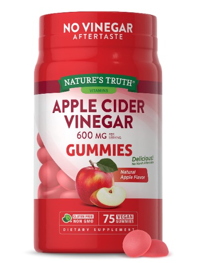 Nature's Truth Apple Cider Vinegar 600mg Gummies 75s