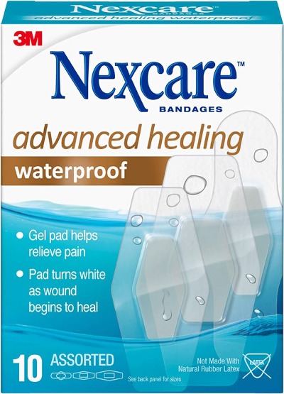 Nexcare Waterproof Bandages 10s