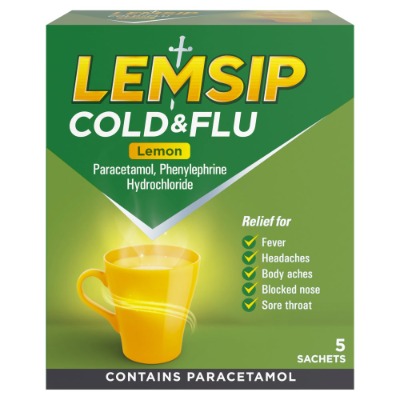 Lemsip Cold & Flu Lemon