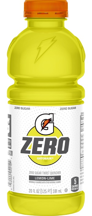Gatorade Zero Lemon Lime 20 oz