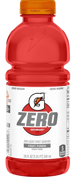 Gatorade Zero Fruit Punch 20 oz