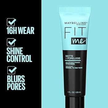Maybelline Fit Me Matte+ Poreless Mattifying Primer Sunscreen spf20 30ml