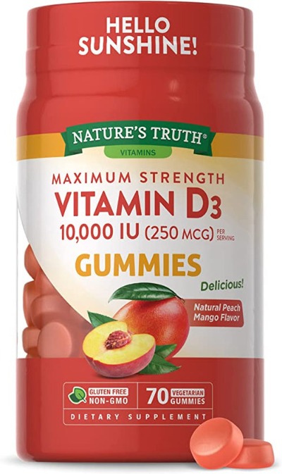 Nature's Truth Vitamin D3 Gummies 250mcg