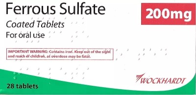 Ferrous Sulphate 200mg tabs