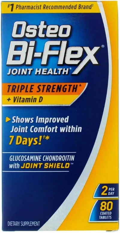Osteo Bi-Flex Joint Health Triple Strength + Vitamin D 80s