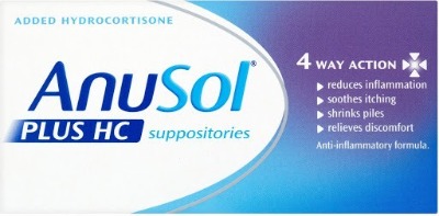 Anusol Plus HC Suppositories