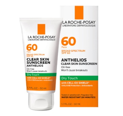 La Roche Posay Anthelios Clear sking Sunscreen Spf60