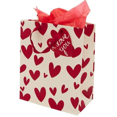 Hearts gift bag