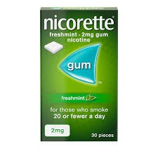 NIcorette Freshmint Gum 2mg 30s