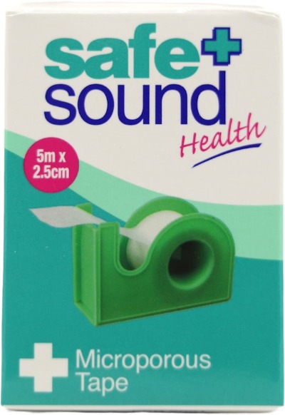 Safe + Sound Microporous Tape 5mx2.5cm