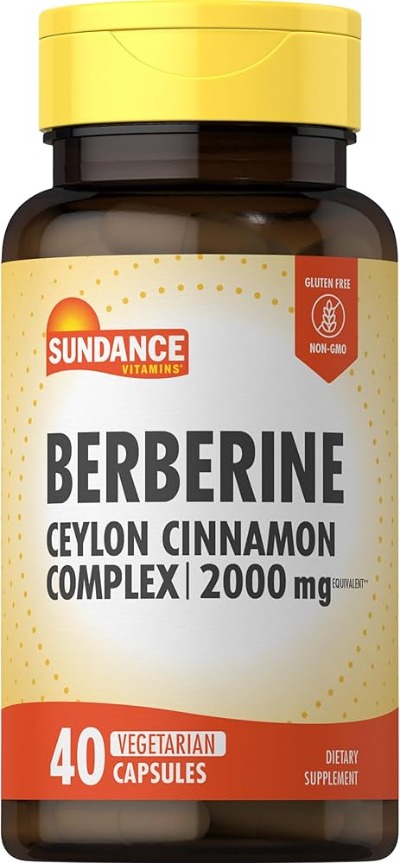 Sundance Berberine Ceylon Cinnamon Complex 2000mg 40s