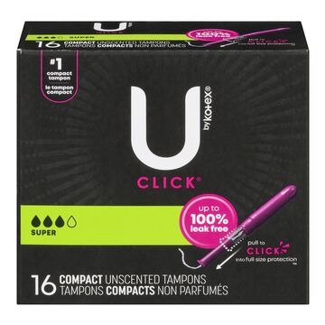 Kotex Super Click Tampons