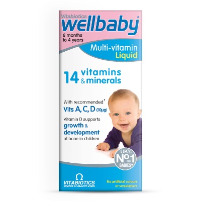 Wellbaby Multivitamin Liquid 6mth -4yrs