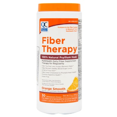 Qc Psyllium Fibre Powder Orange Flavour