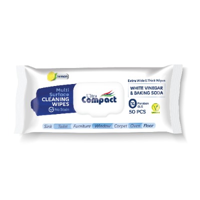 Ultra Compact ulti Surace wipes Vinegar & Baking Soda